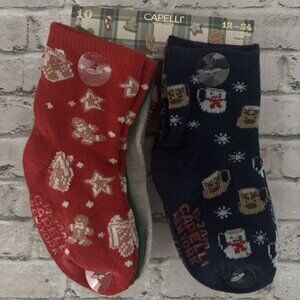 Capelli New York 10 Pack Holiday Kids Socks 12-24mo NWT
